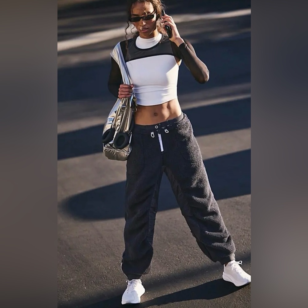 NWT Free People Sundown Fleece Joggers